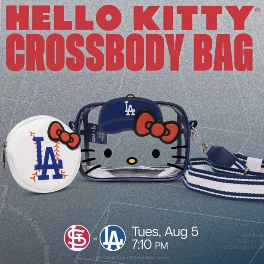Hello Kitty Crossbody Bag - Navy and White